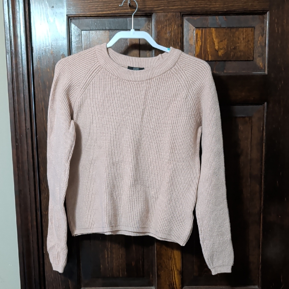 Tahari Blush Crew Neck Sweater